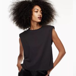 MOVING SALE | Aritzia Babaton Shoulder Pad Muscle T